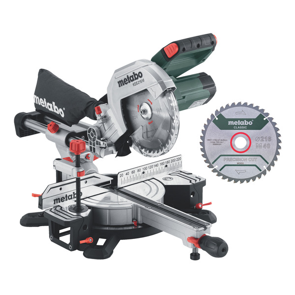 Bild 1 von Metabo Kapp- und Gehrungssäge-Set 'KGS 216 M' 1200 W