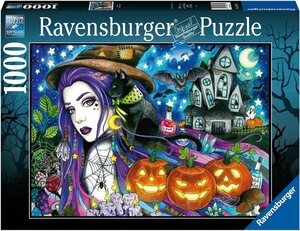 Ravensburger Puzzle »Halloween«, 1000 Puzzleteile, Made in Germany, FSC® - schützt Wald - weltweit
