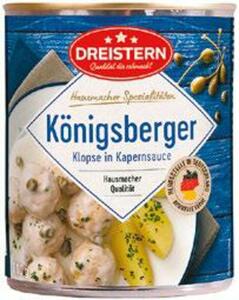 Dreistern Königsberger Klopse