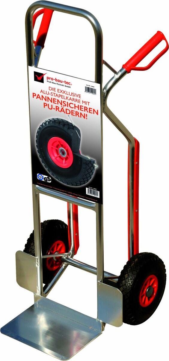 Bild 1 von ProBauTec Aluminium Stapelkarre mit Treppenrutsche, Tragkraft 150 kg