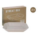 Bild 1 von CreaTable Servierset Streat Box creme Steinzeug B/T: ca. 17x22 cm