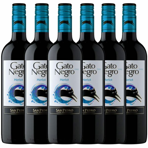 Bild 1 von Gato Negro Merlot Rotwein halbtrocken 0,75l