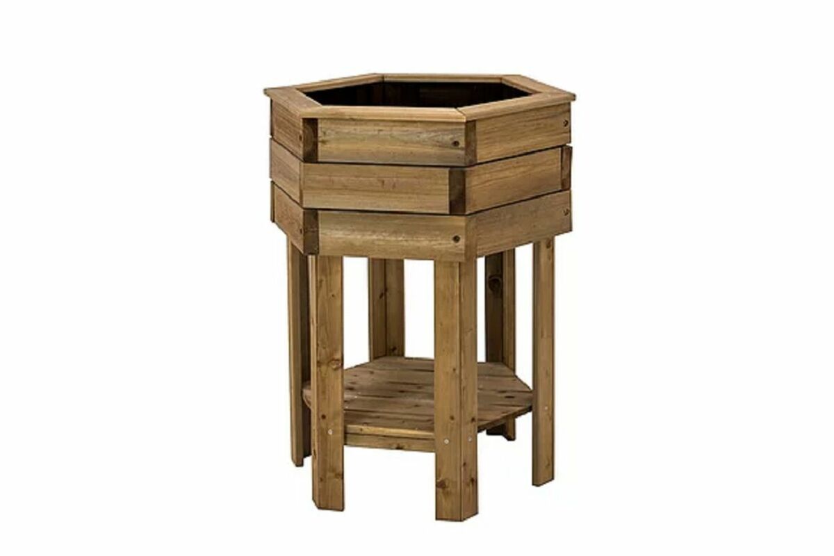 Bild 1 von Lemodo hoher Pflanzkasten aus Holz, Hochbeet