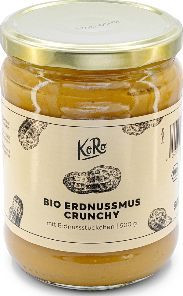 Bild 1 von KoRo Bio Crunchy Erdnussmus
