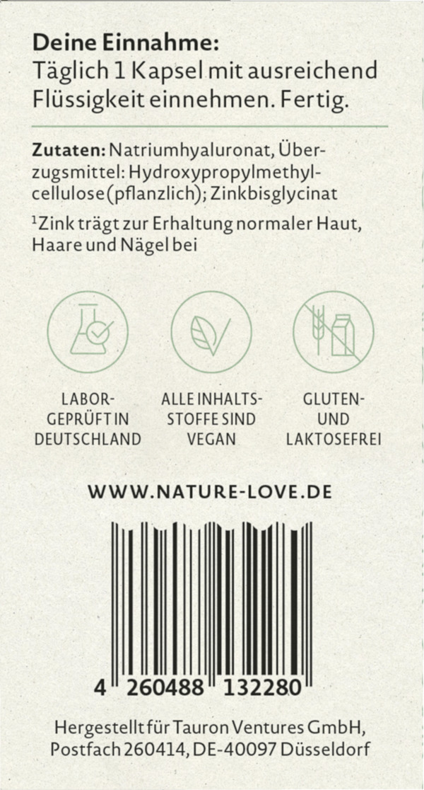 Bild 3 von Nature Love Hyaluronsäure Kapseln