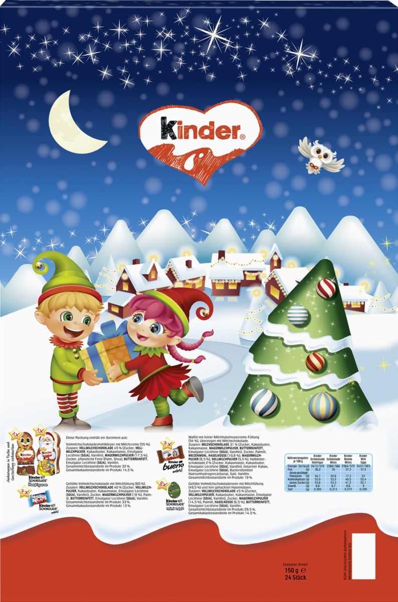Bild 2 von Ferrero Kinder Mini-Mix Adventskalender 2023