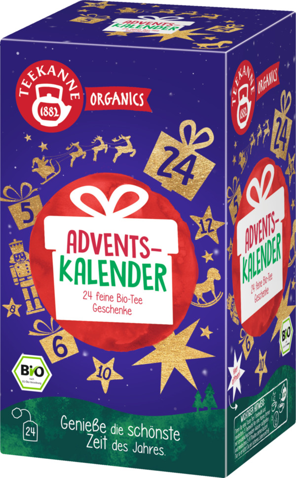 Bild 1 von Teekanne Bio Organics Adventskalender 2023