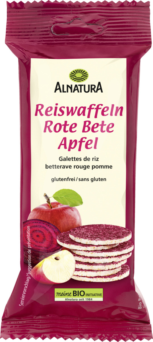 Bild 1 von Alnatura Bio Reiswaffeln Rote Bete Apfel
