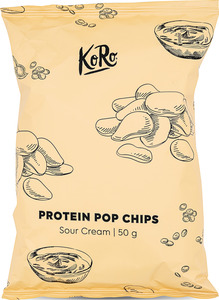 KoRo Linsen Pop Chips mit Sour Cream
