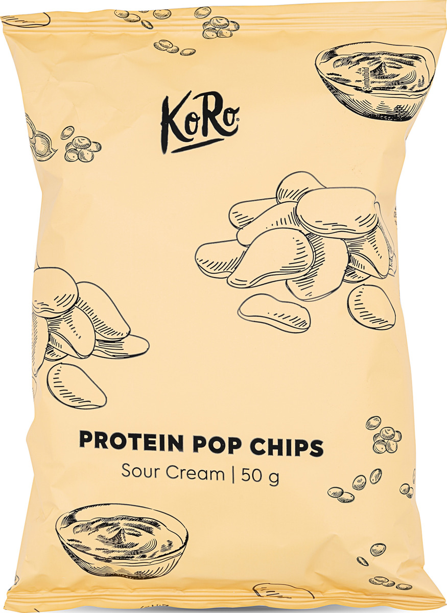 Bild 1 von KoRo Linsen Pop Chips mit Sour Cream
