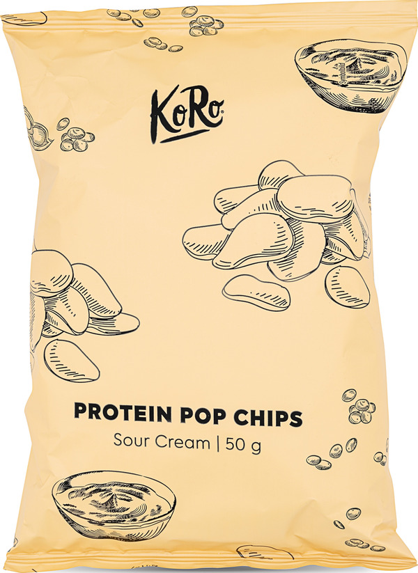 Bild 1 von KoRo Linsen Pop Chips mit Sour Cream