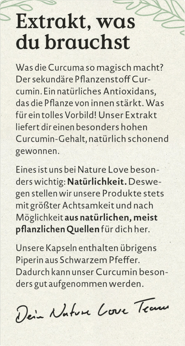Bild 4 von Nature Love Curcuma Extrakt