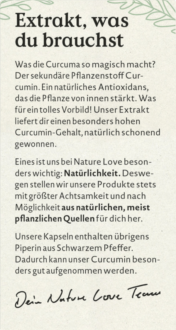 Bild 4 von Nature Love Curcuma Extrakt