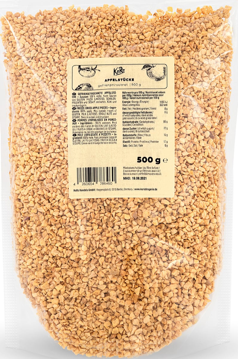 Bild 1 von KoRo Gefriergetrocknete Apfelstücke