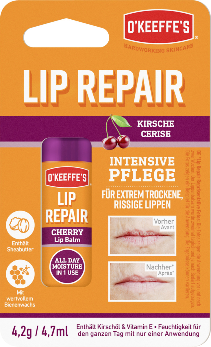 Bild 1 von O'Keeffe's® Lip Repair Kirsche Lippenbalsam