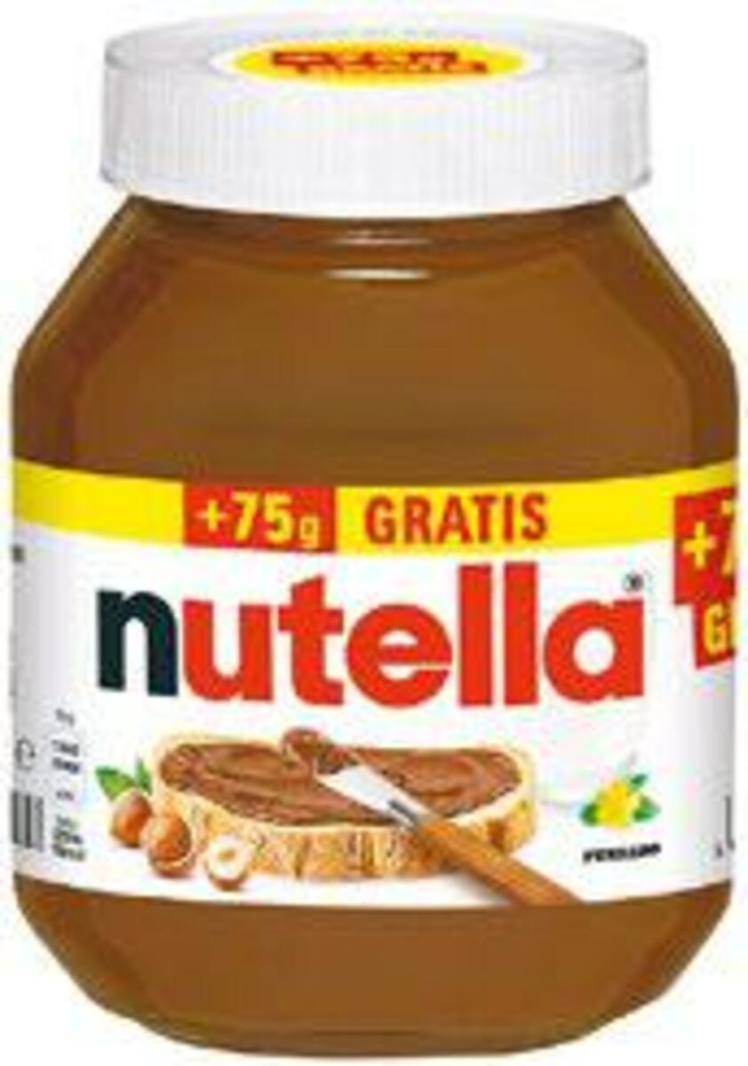 Bild 1 von 2 Gläser Nutella, 750 + 75 g
