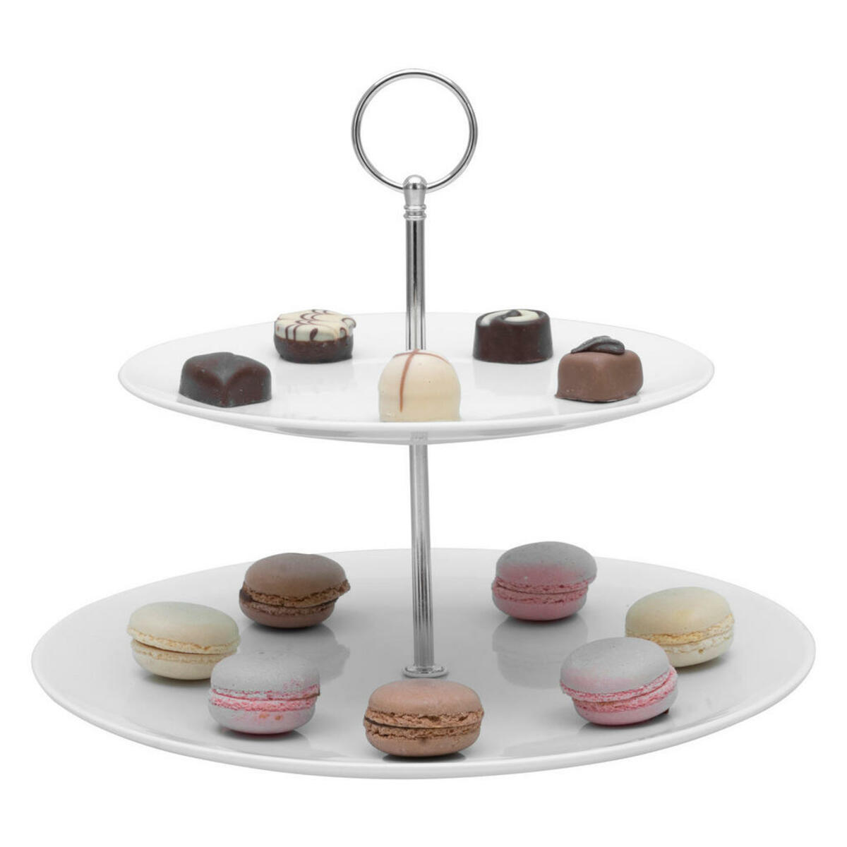 Bild 1 von CreaTable Etagere Universal weiß Porzellan H: ca. 25 cm