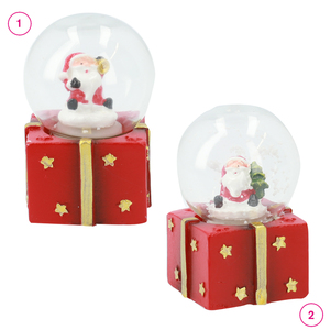 KODi season LED Schneekugel Weihnachtsmann verschiedene Varianten