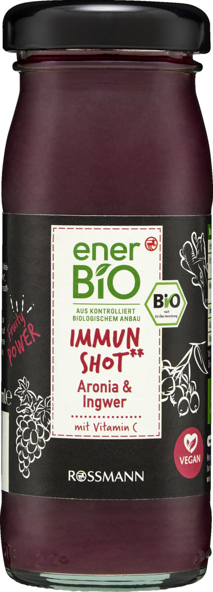 Bild 1 von enerBiO Immunshot Aronia & Ingwer**