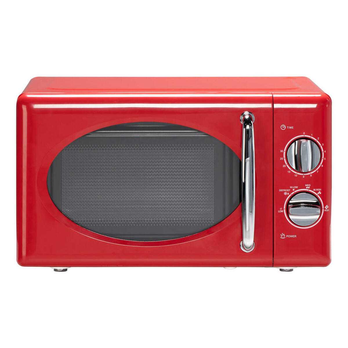 Bild 1 von POCOline Mikrowelle 20MX30-L rot Metall B/H/T: ca. 45x26x35 cm ca. 20 l