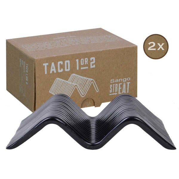 Bild 1 von CreaTable Servierset Streat Taco Stand 1 schwarz Steinzeug B/L: ca. 10,5x14,5 cm