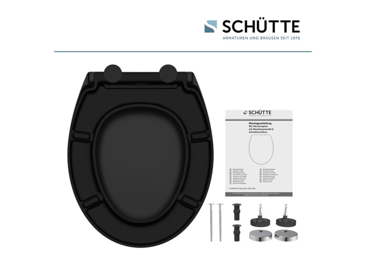 Bild 4 von Schütte WC Sitz Duroplast mit Absenkautomatik und Schnellverschluss