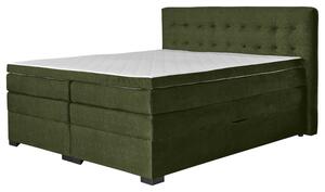 Boxspringbett Madeira in Grün ca. 200x200cm