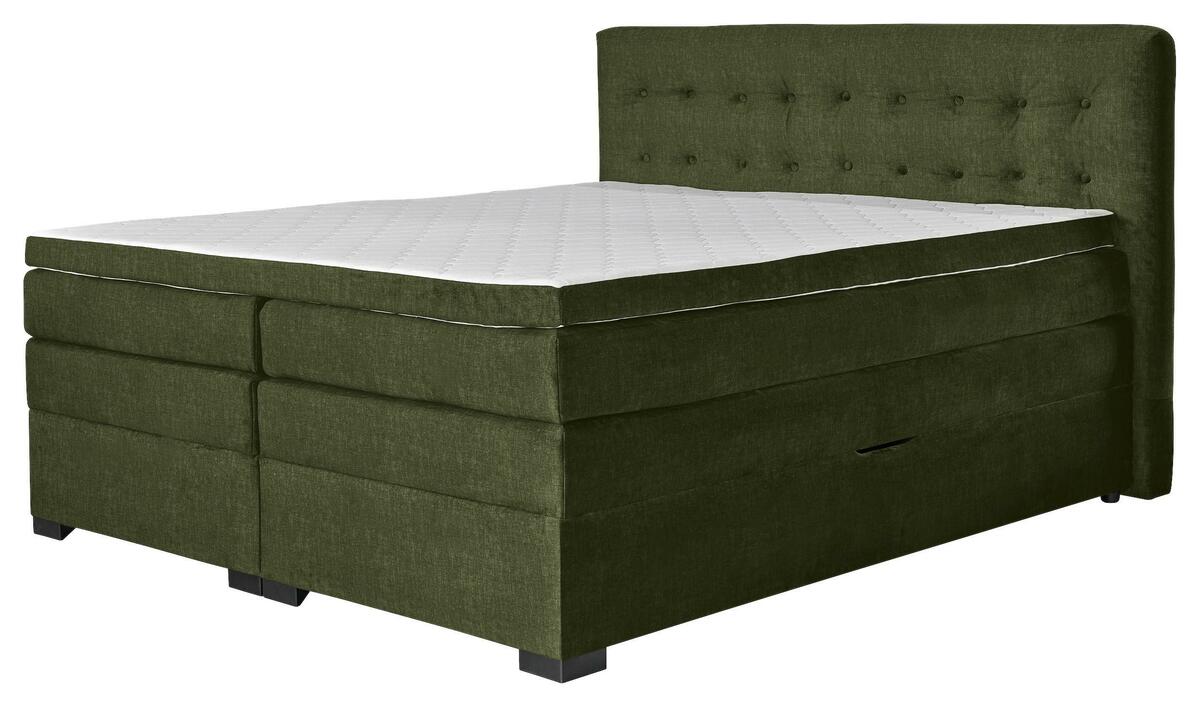 Bild 1 von Boxspringbett Madeira in Grün ca. 200x200cm
