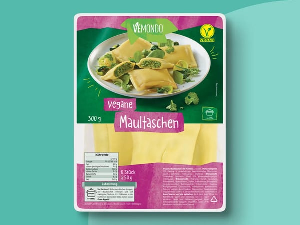 Bild 1 von Vemondo Vegane Maultaschen, 
         300 g