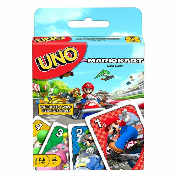 Bild 1 von Mattel GWM70 - UNO - Nintendo - Mariokart - Kartenspiel mit 112 Karten