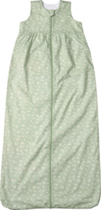 ALANA Kinder Schlafsack 0,5 TOG, 100 cm, aus Bio-Baumwolle, grün