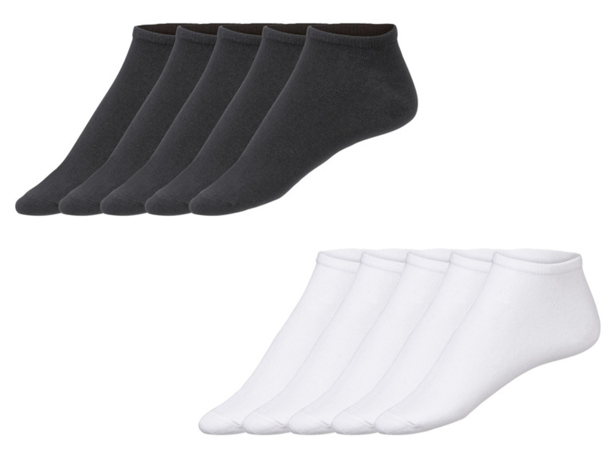 Bild 1 von LIVERGY® Herren Sneakersocken, 5 Paar, mit hohem Bio-Baumwollanteil