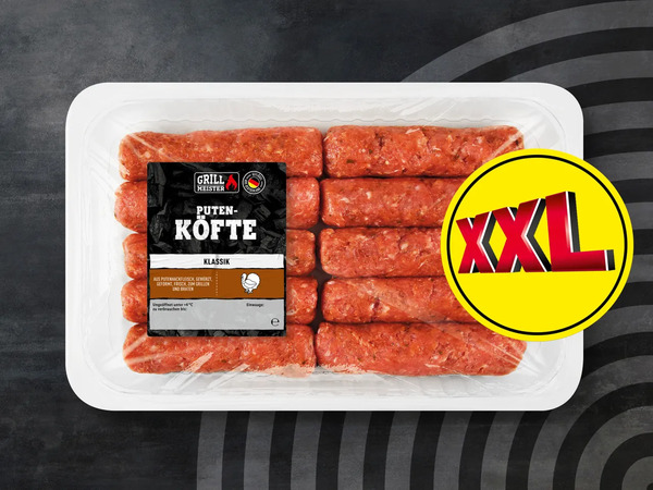 Bild 1 von Metzgerfrisch Puten Köfte „Klassik“ XXL, 
         600 g