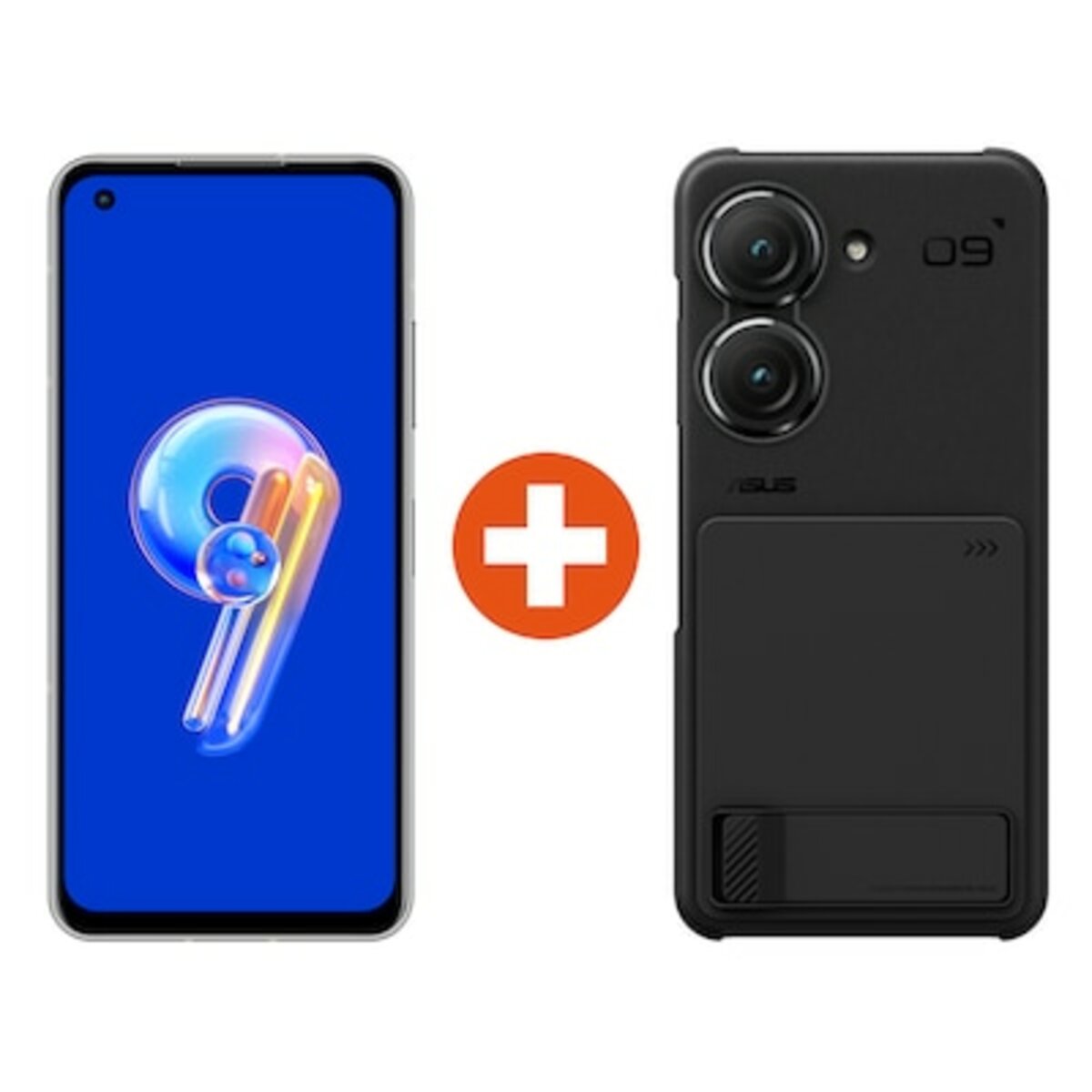 Bild 1 von ASUS Zenfone 9 5G 8/128 GB white Android 12.0 Smartphone + Zenfone 9 Connex Set
