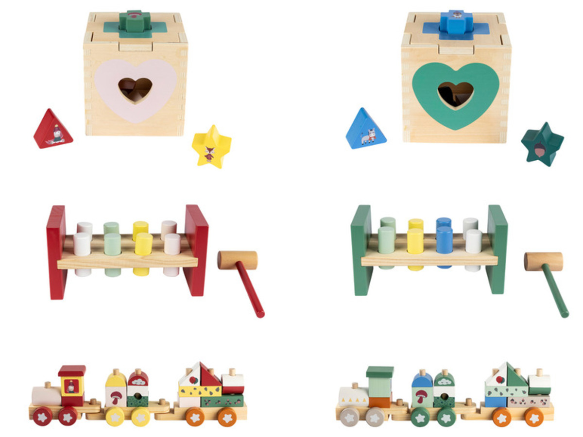 Bild 1 von lupilu® Motorik Spielzeug, aus Holz, liebevoll gestaltet