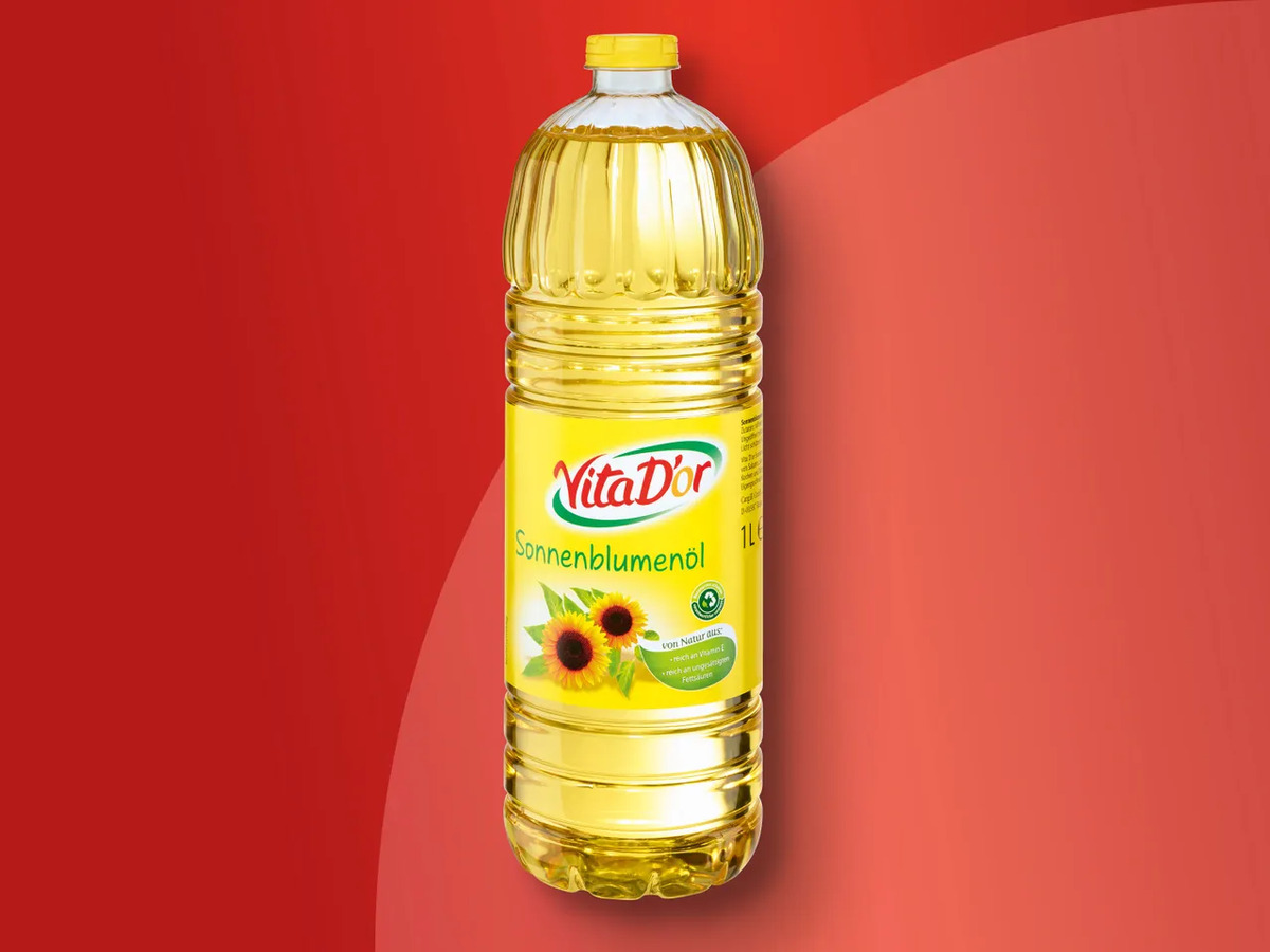 Bild 1 von Vita D'or Sonnenblumenöl, 
         1 l