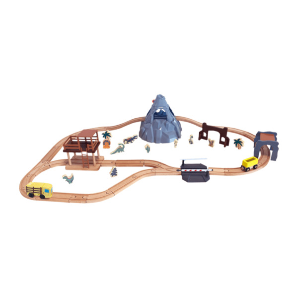 Bild 4 von PLAYLAND Holz-Eisenbahn-Set