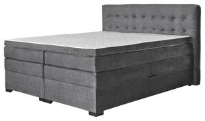Boxspringbett Madeira in Grau ca. 200x200cm