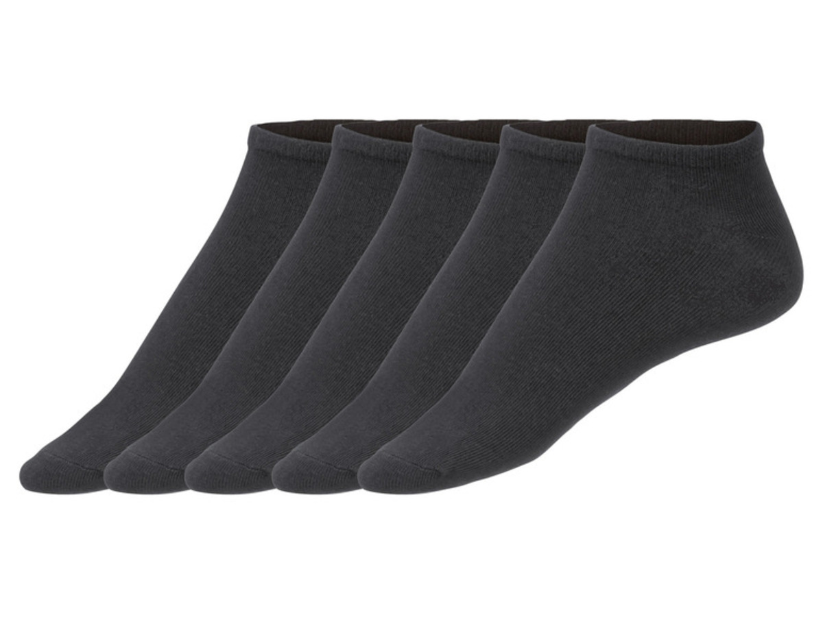 Bild 2 von LIVERGY® Herren Sneakersocken, 5 Paar, mit hohem Bio-Baumwollanteil