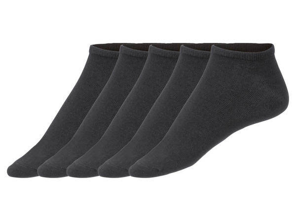 Bild 2 von LIVERGY® Herren Sneakersocken, 5 Paar, mit hohem Bio-Baumwollanteil