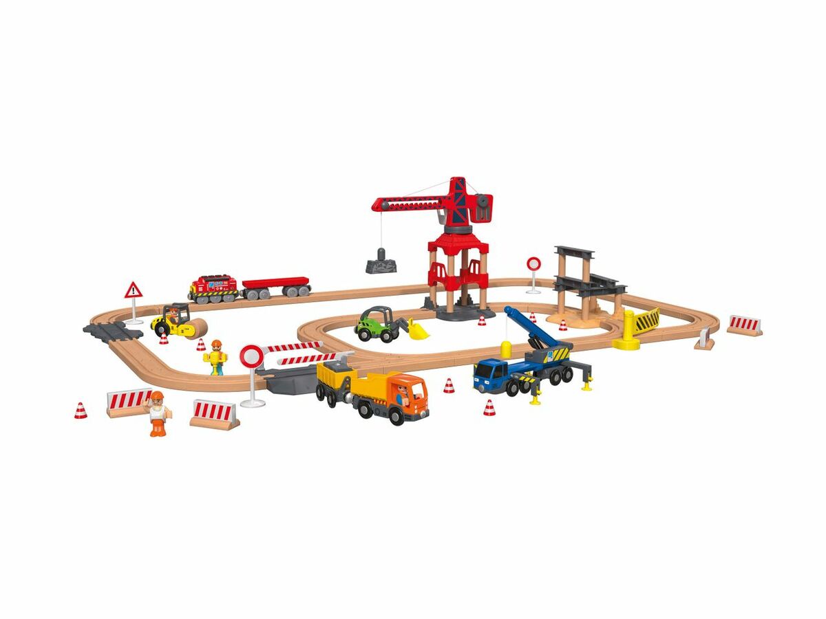Bild 1 von Playtive Baustellenset, 68-teilig, 
         Set