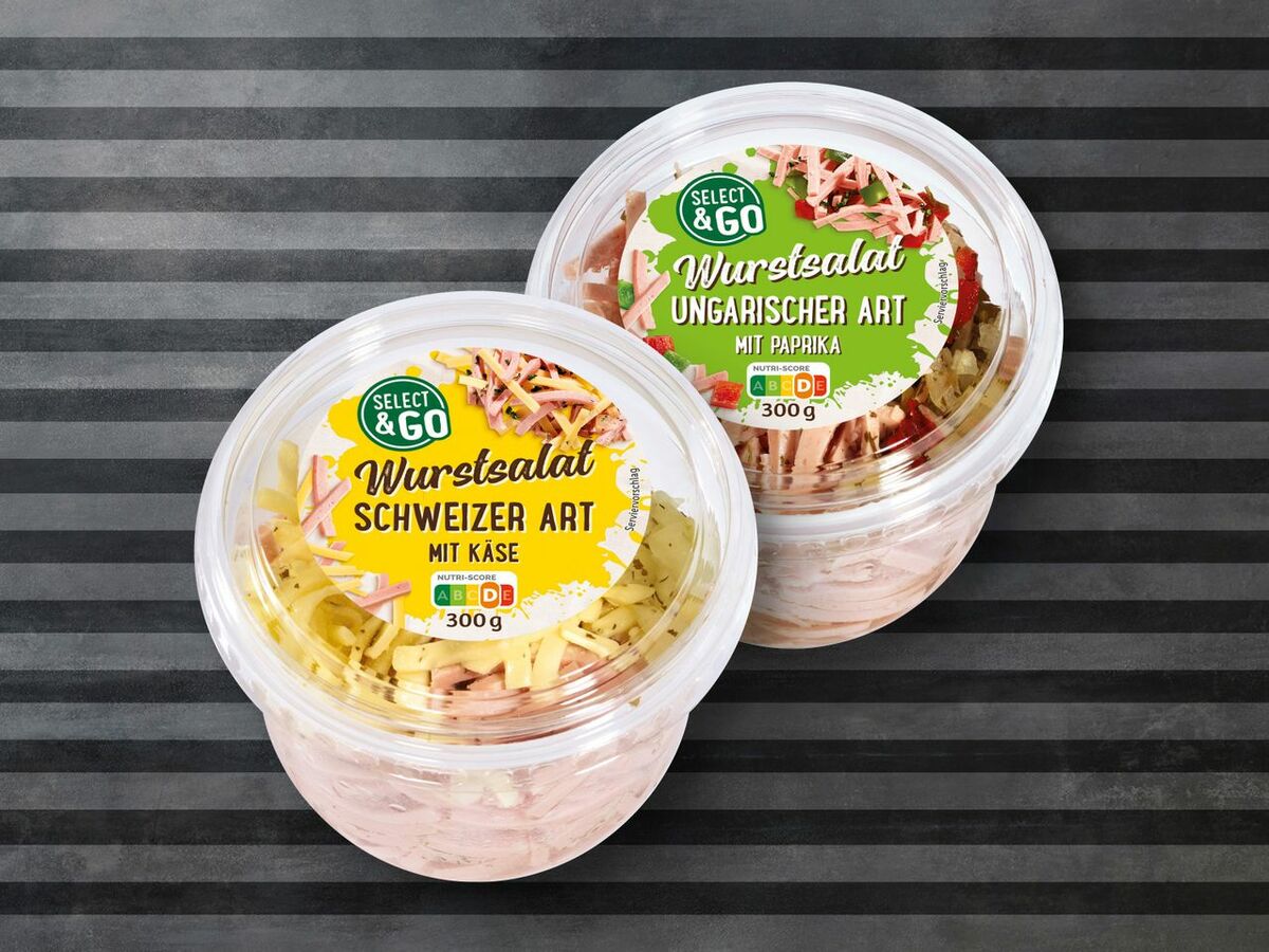 Bild 1 von Select & Go Wurstsalat im Becher, 
         300 g