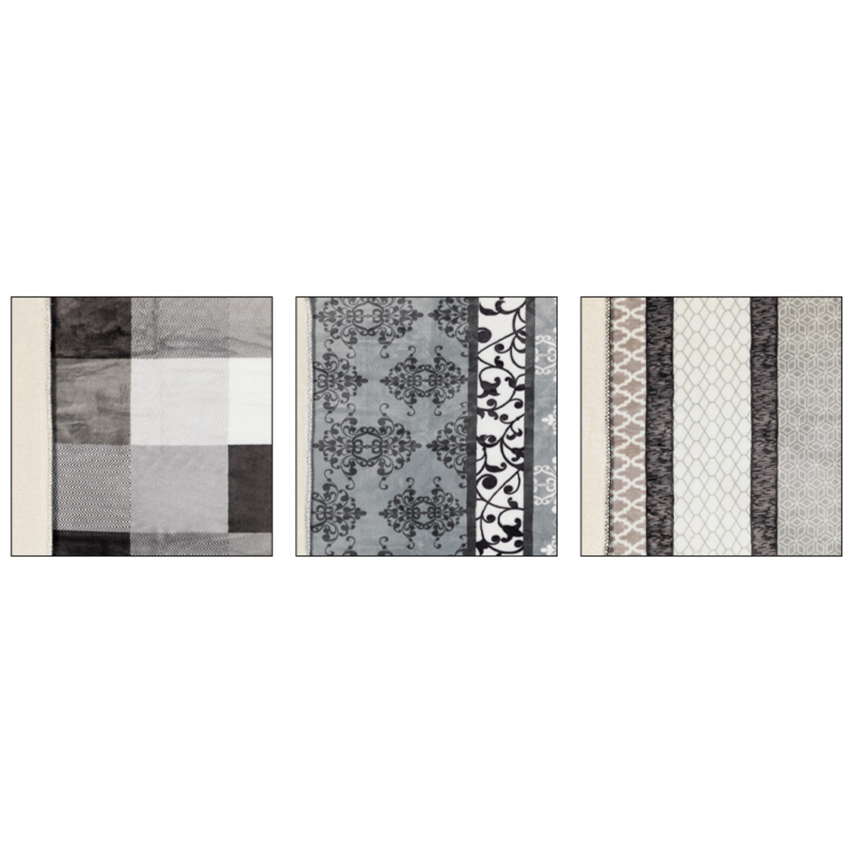 Bild 2 von Bella Casa Flanell-Sherpa-Wohndecke