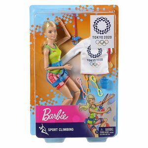 Mattel GJL75 - Barbie - Sport-Puppe, Kletterin, Tokyo 2020