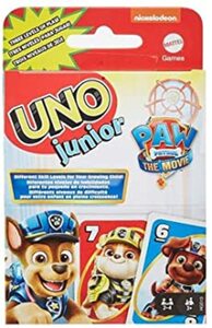 Mattel HGD13 - Paw Patrol - Kartenspiel, UNO Junior