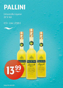 PALLINI Limoncello Liqueur
26 % Vol.