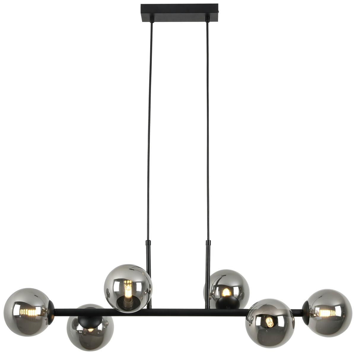 Bild 1 von Hängeleuchte Lisib in Schwarz/Chrom max. 10 Watt