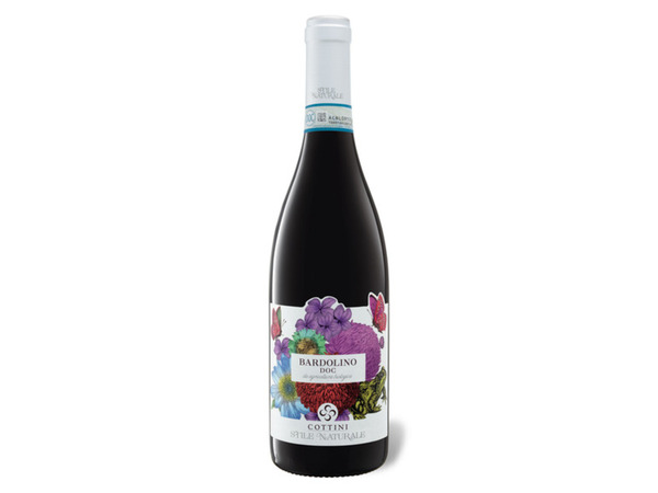 Bild 1 von BIO Cottini Stile Naturale Bardolino DOC trocken, Rotwein 2021, 
         0.75-l