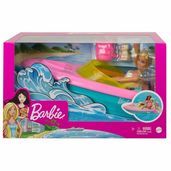Bild 1 von Mattel GRG30 - Barbie - Puppe mit Boot