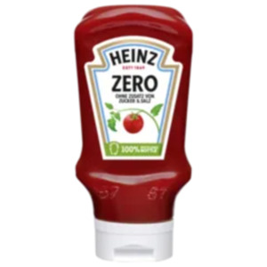 Ketchup ohne Salz-/Zuckerzusatz